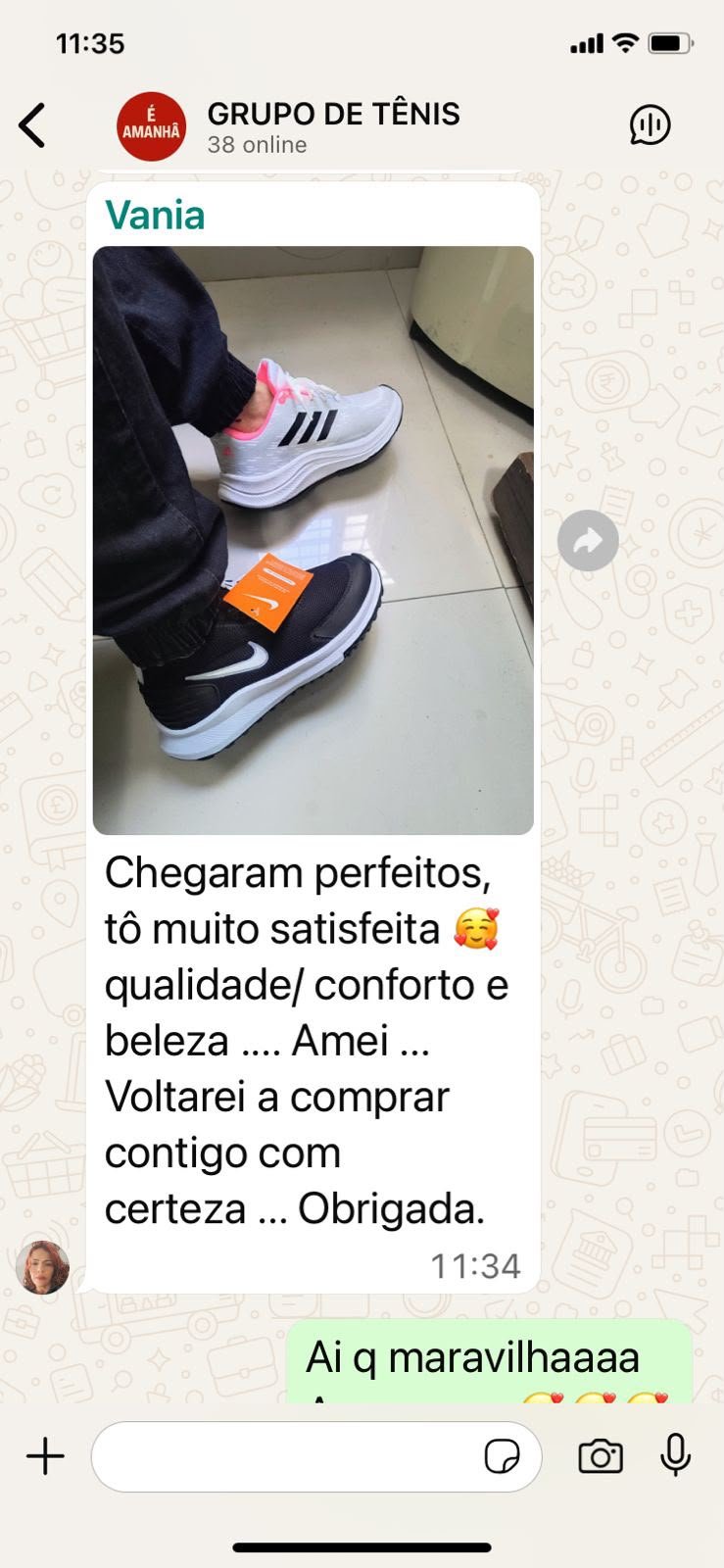 Depoimento de cliente