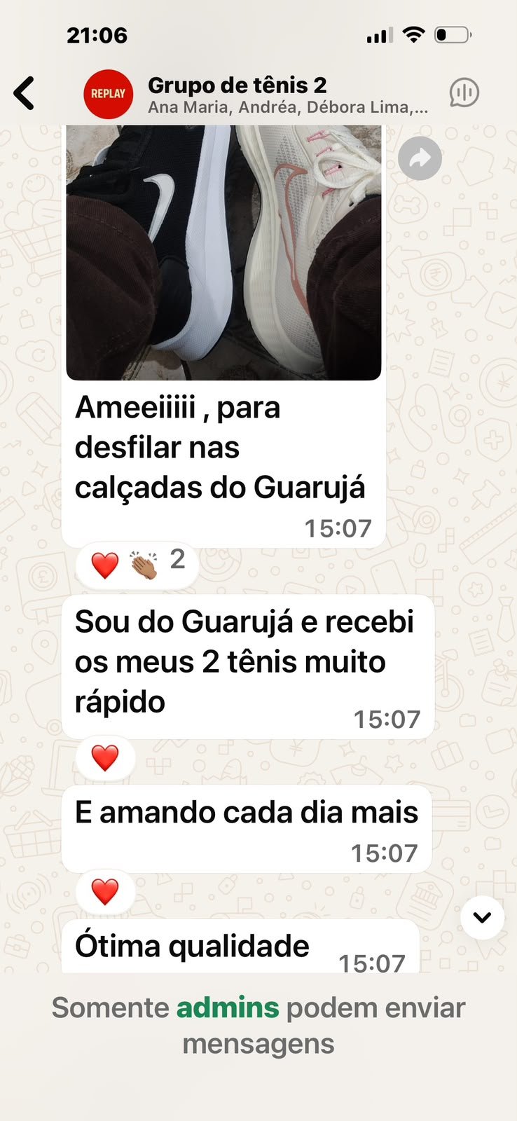 Depoimento de cliente